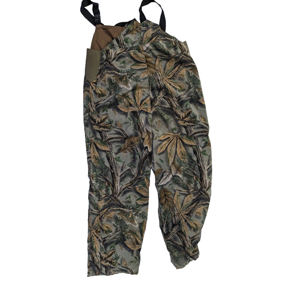 COLUMBIA Hunting Overalls Men Size XL buckeye vanish Camo Coveralls Bibs - Picture 2 of 10